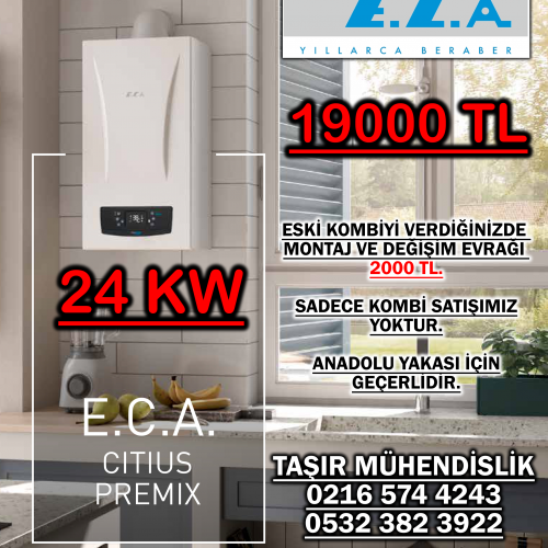 ECA CITIUS PREMİX 24 KW YOĞUŞMALI KOMBİ